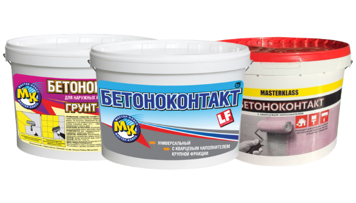 Как выбрать бетоноконтакт для наружных и внутренних работ